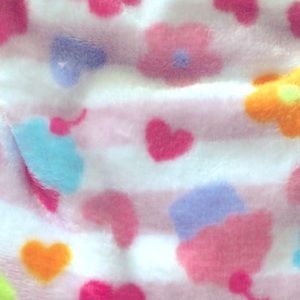 Cupcakes and Flowers Fleece Blanket